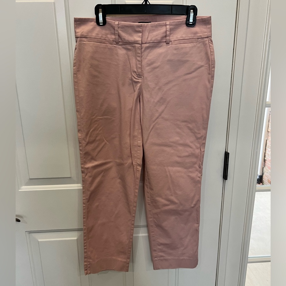 Ann Taylor Factory Mauve/ Pink Cropped Trouser Pant- Size 4